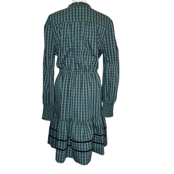 Draper James RSVP Women's Long Sleeve Button Front Tiered Dress Cottagecore L - Picture 5 of 12